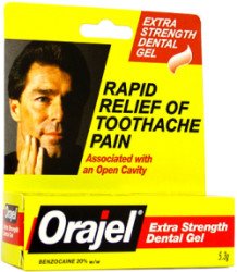 Orajel® Oral Pain Relief 20% Strength Benzocaine Oral Gel 0.45 oz. (586119_EA)