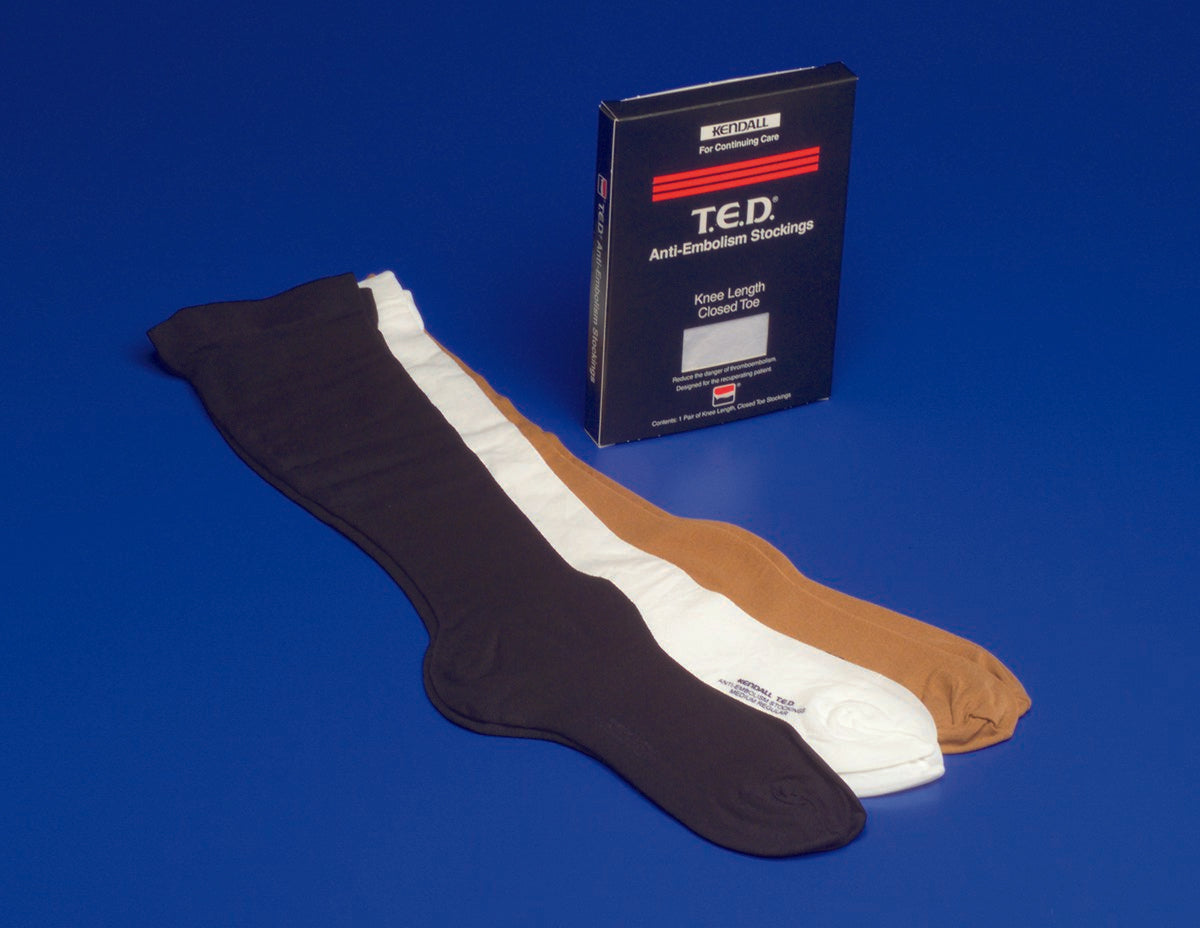 T.E.D.™ Anti-embolism Stocking Knee High Medium / Regular Beige Closed Toe (194312_PR)