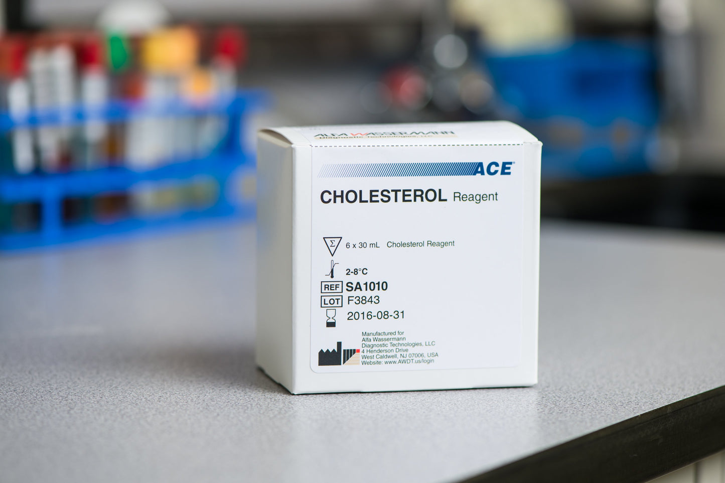 ACE® General Chemistry Reagent Cholesterol For ACE and ACE Alera Analyzers 800 Tests (298125_KT)