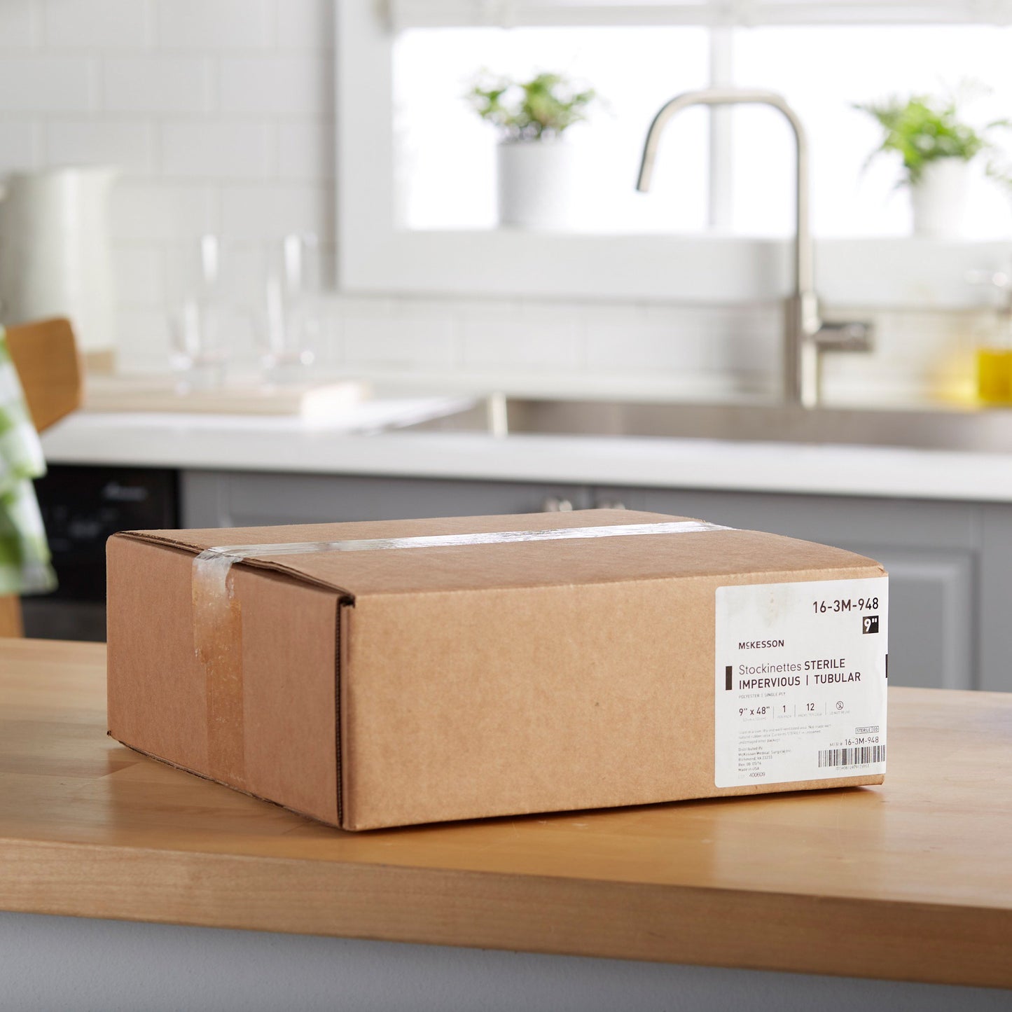 McKesson Surgical Stockinette Impervious / Tubular 9 W X 48 L Inch Sterile (460836_CS)