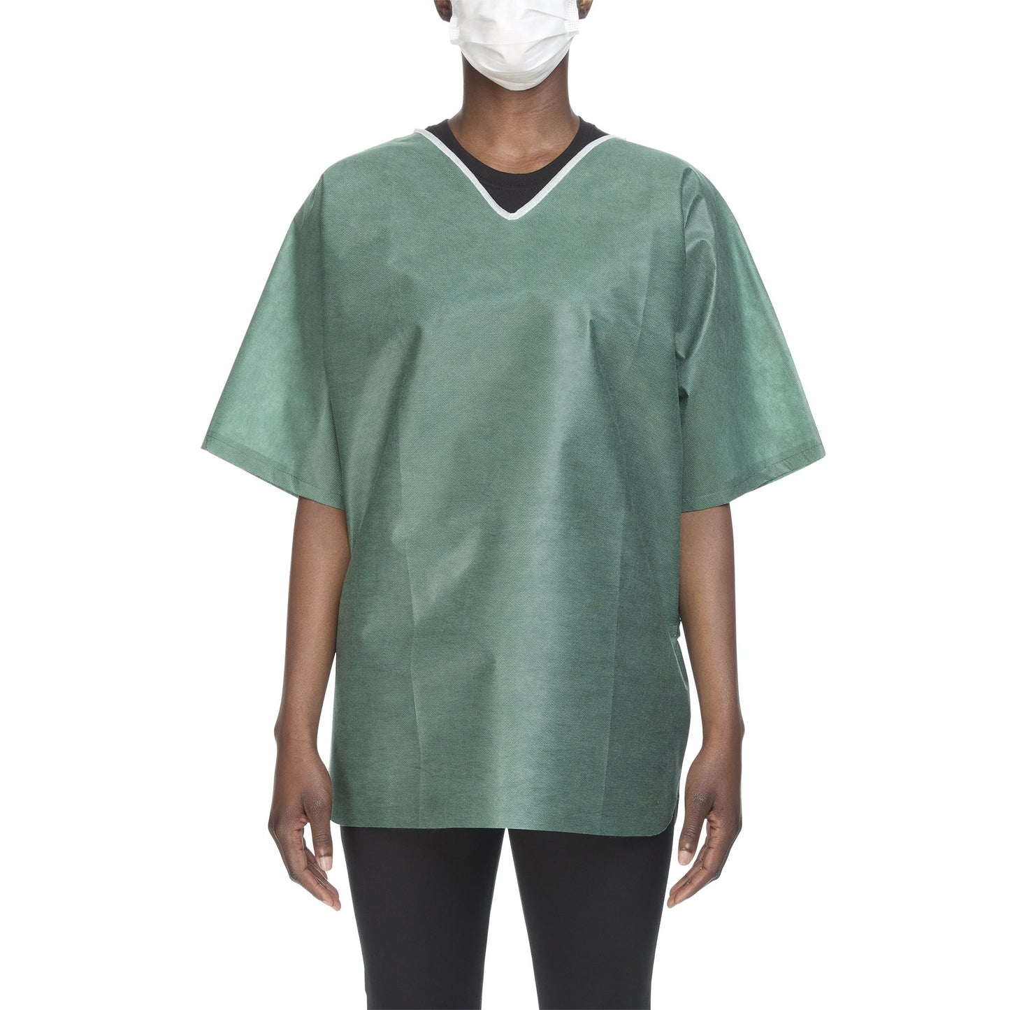 Graham Medical Products Patient Shirt Large Green Without Pockets Short Sleeve Unisex (941584_CS)