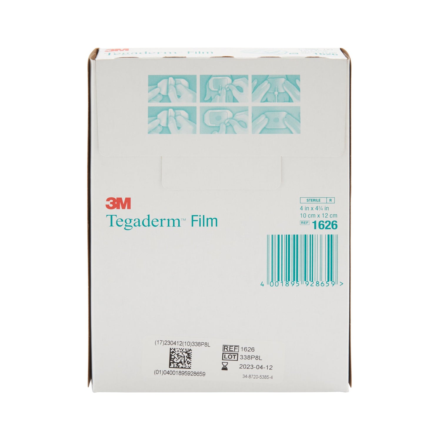 3M™ Tegaderm™ Transparent Film Dressing 4 X 4-3/4 Inch Frame Style Delivery Rectangle Sterile (277404_CS)