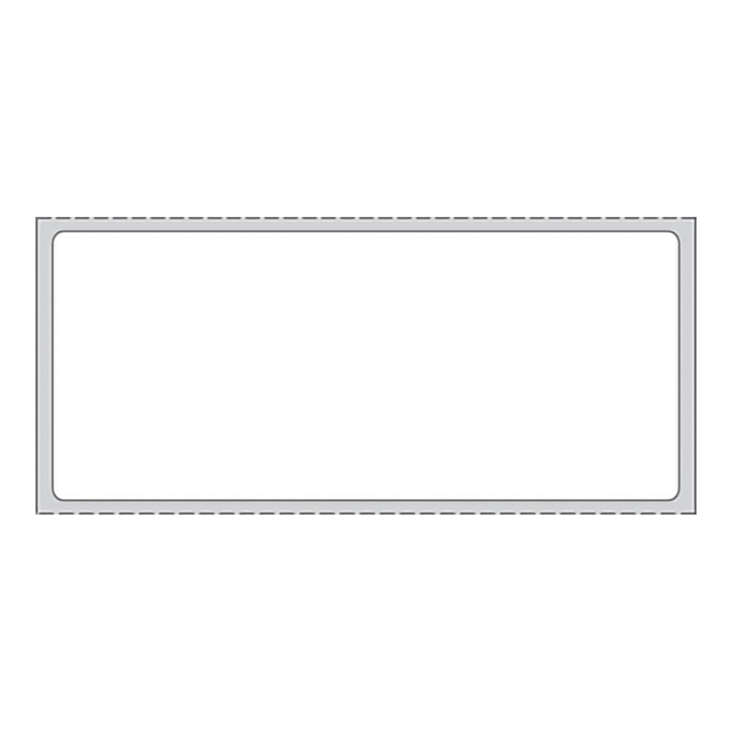 pdc® Blank Label Thermal Label White Paper 1-1/2 X 3-1/2 Inch (1147755_CS)