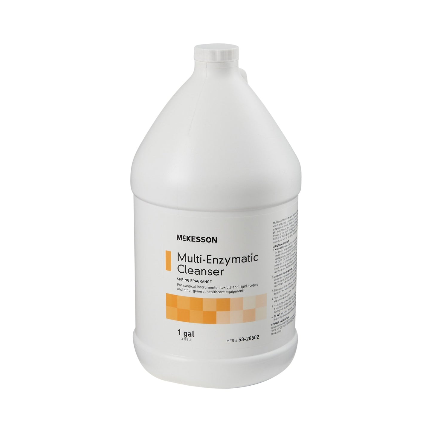McKesson Multi-Enzymatic Instrument Detergent Liquid 1 gal. Jug Spring Fresh Scent (803319_CS)