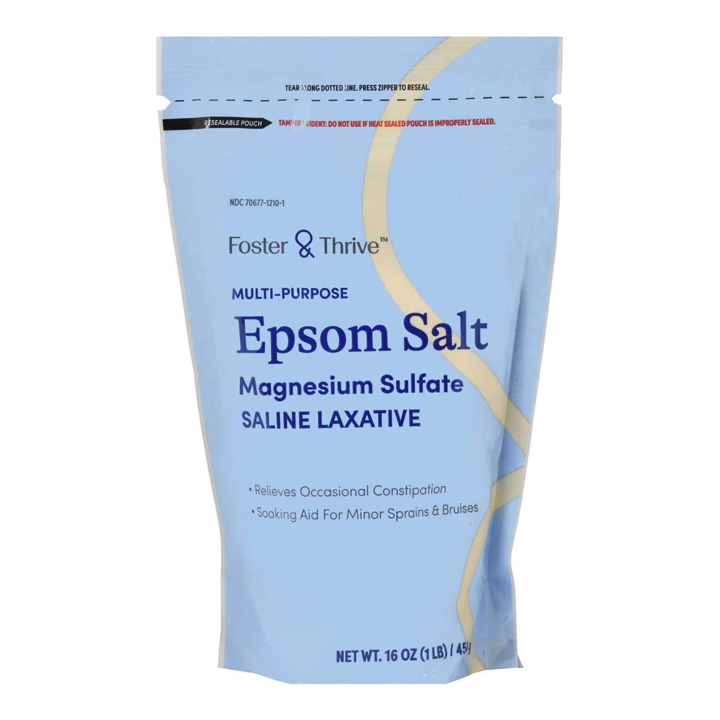 Foster & Thrive™ Epsom Salt Magnesium Sulfate USP Granules 1 lbs. Pouch (1244988_EA)