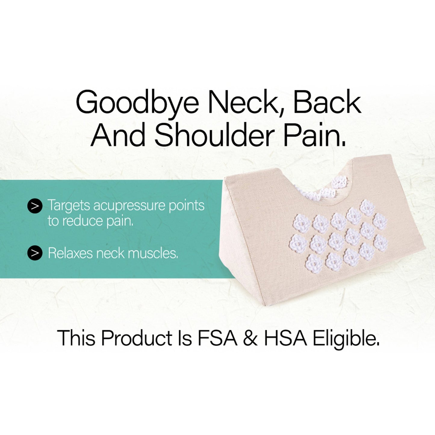 Kanjo Acupressure Pillow 6 X 6 X 14 Inch (1236436_EA)