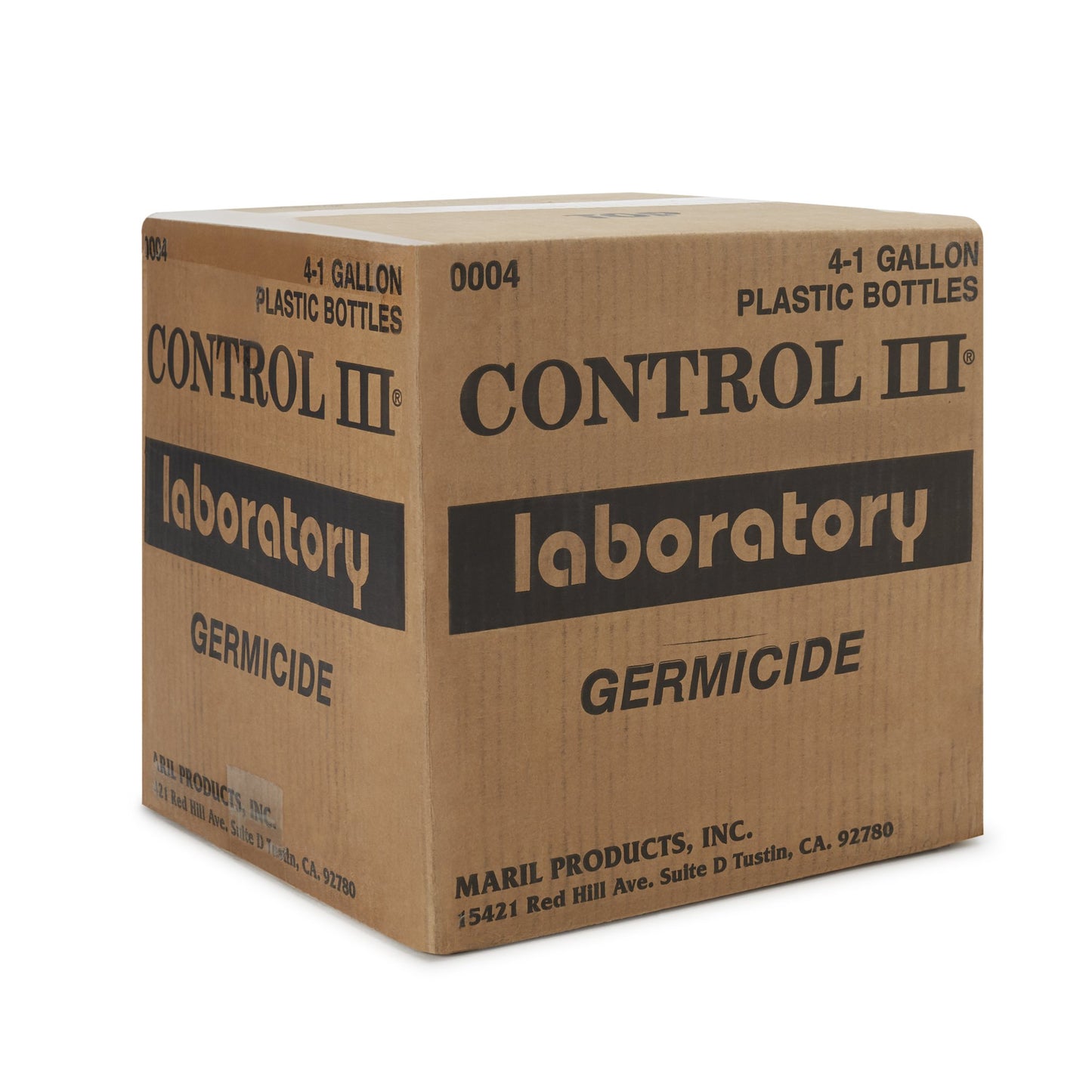 Control III® Laboratory Germicide Surface Disinfectant Cleaner Quaternary Based Manual Pour Liquid 1 gal. Bottle Benzaldehyde Scent NonSterile (307418_CS)
