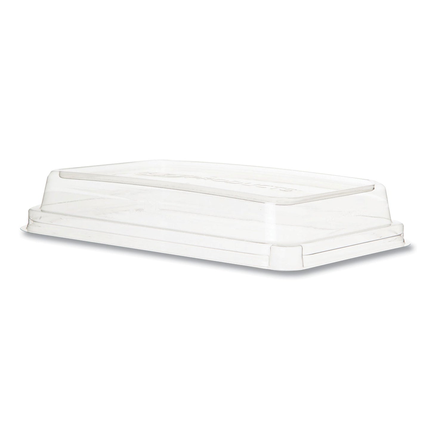 Eco-Products WorldView 100% Recycled Content Lid, 7 x 1.75, Clear, Plastic, 200/Carton (ECOEPSCRC107LIR)