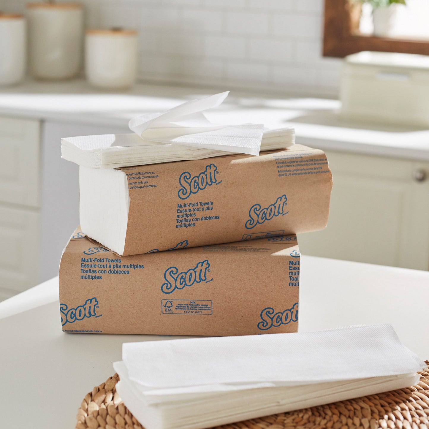 Scott® Paper Towel Multi-Fold 9-1/5 X 9-2/5 Inch (456141_CS)