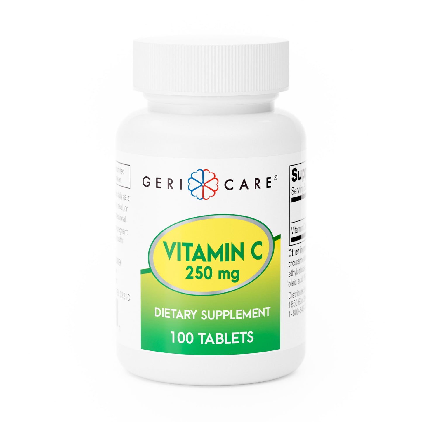Geri-Care® Vitamin C Supplement Ascorbic Acid 250 mg Strength Tablet 100 per Bottle (634158_BT)