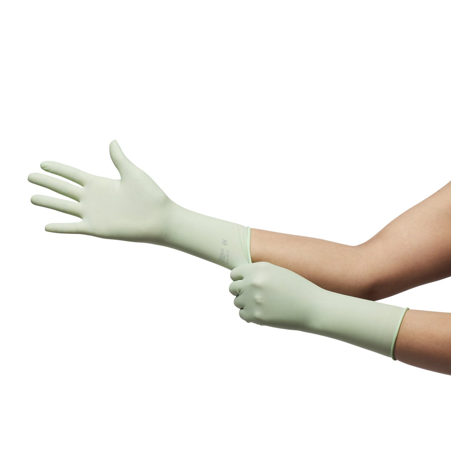 GAMMEX® Non-Latex PI Green Surgical Glove Size 6 Sterile Polyisoprene Standard Cuff Length Micro-Textured Light Green Chemo Tested (648141_CS)
