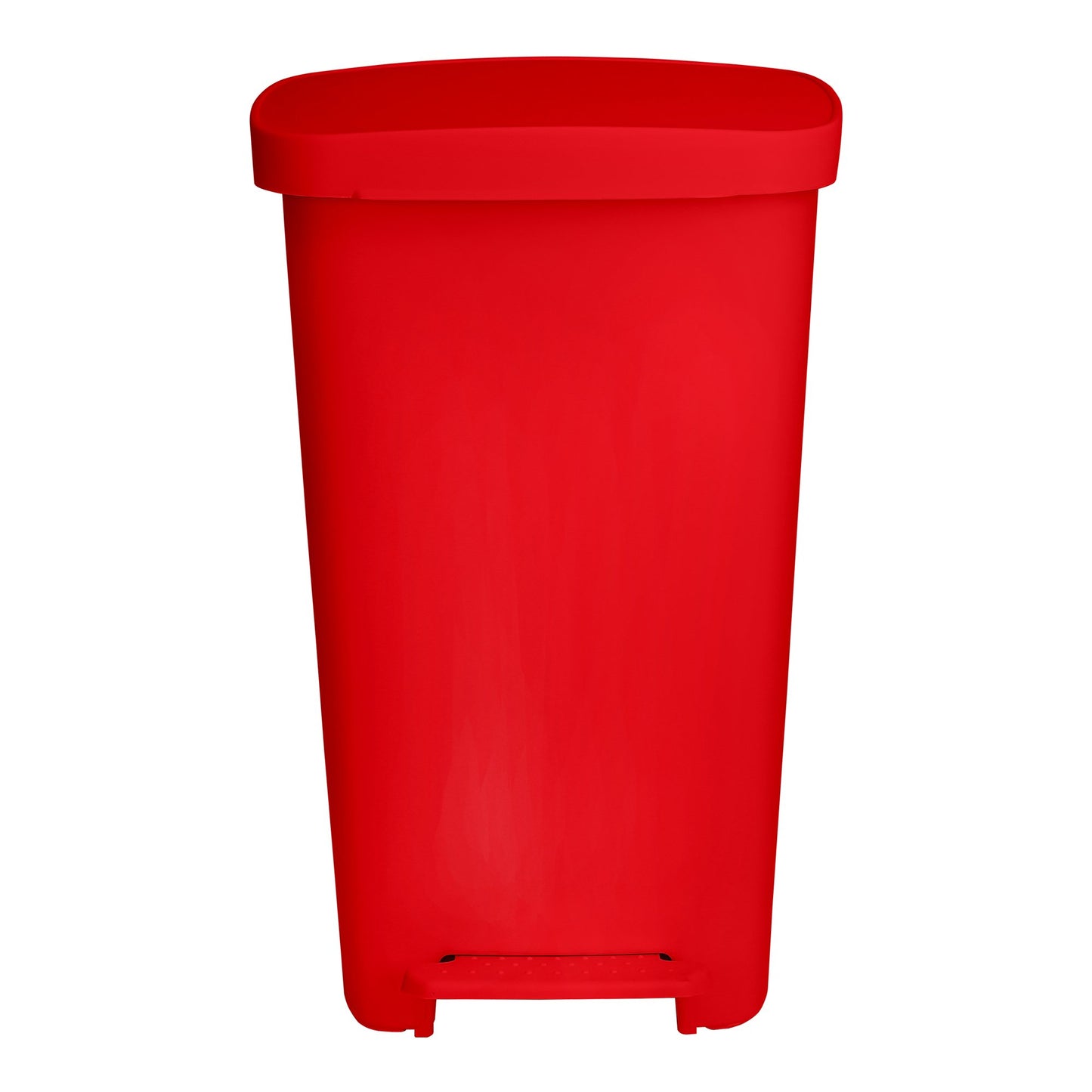 McKesson Trash Can 52 Quart / 13 gal. Red Plastic Rectangular (1223702_CS)