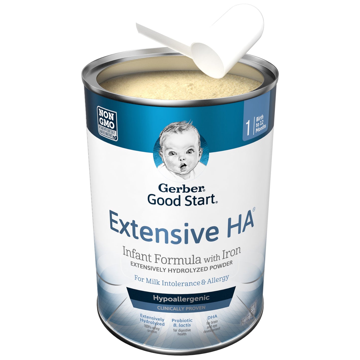 Gerber® Good Start® Extensive HA Infant Formula Unflavored 14.1 oz. Can Powder Whey Protein Cow's Milk Allergy (979091_CS)