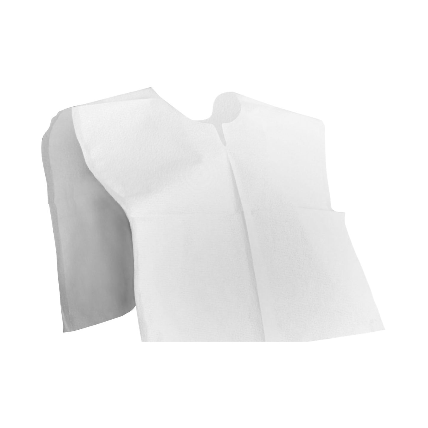 McKesson Exam Cape White One Size Fits Most Open Sides Without Closure Unisex Disposable (327137_CS)