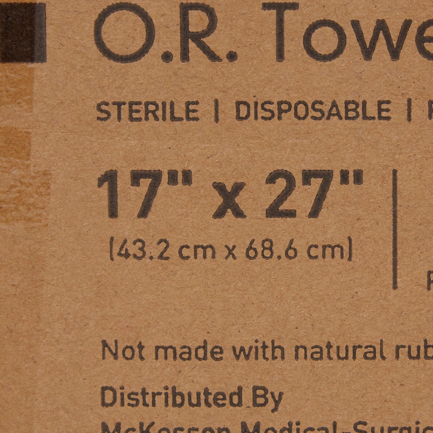 McKesson O.R. Towel 17 W X 27 L Inch Blue Sterile (277862_CS)