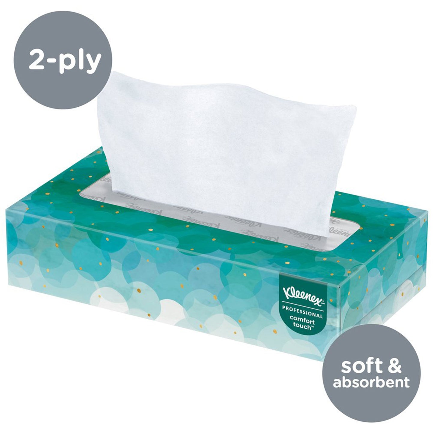 Kleenex® Facial Tissue White 8-1/5 X 8-2/5 Inch 100 Count (60594_CS)
