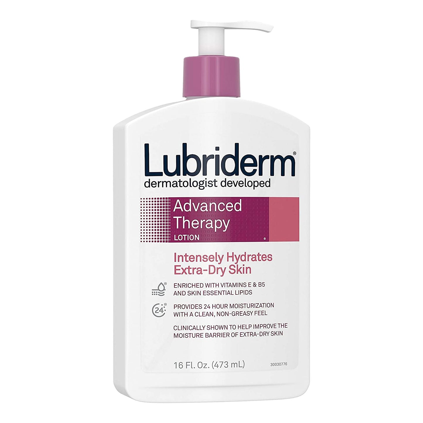 Lubriderm® Advanced Therapy Hand and Body Moisturizer 16 oz. Pump Bottle Scented Lotion (406636_EA)