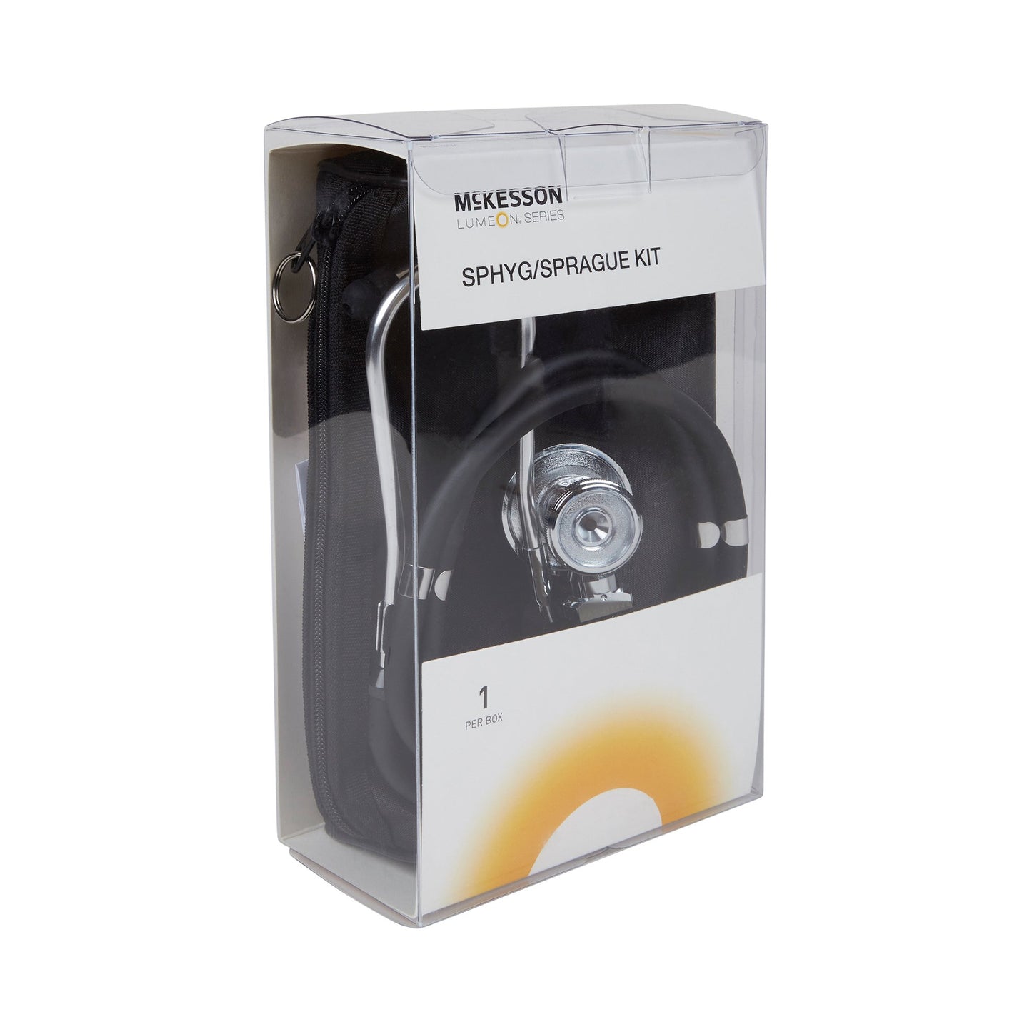 McKesson Brand Reusable Aneroid / Stethoscope Set 23 to 33 cm Adult Cuff Dual Head Sprague Stethoscope Pocket Aneroid (1089467_EA)