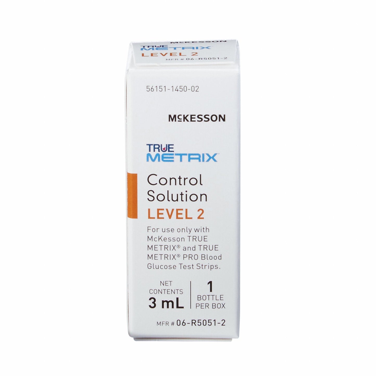 McKesson TRUE METRIX® Blood Glucose Control Solution 3 mL Level 2 (960301_EA)