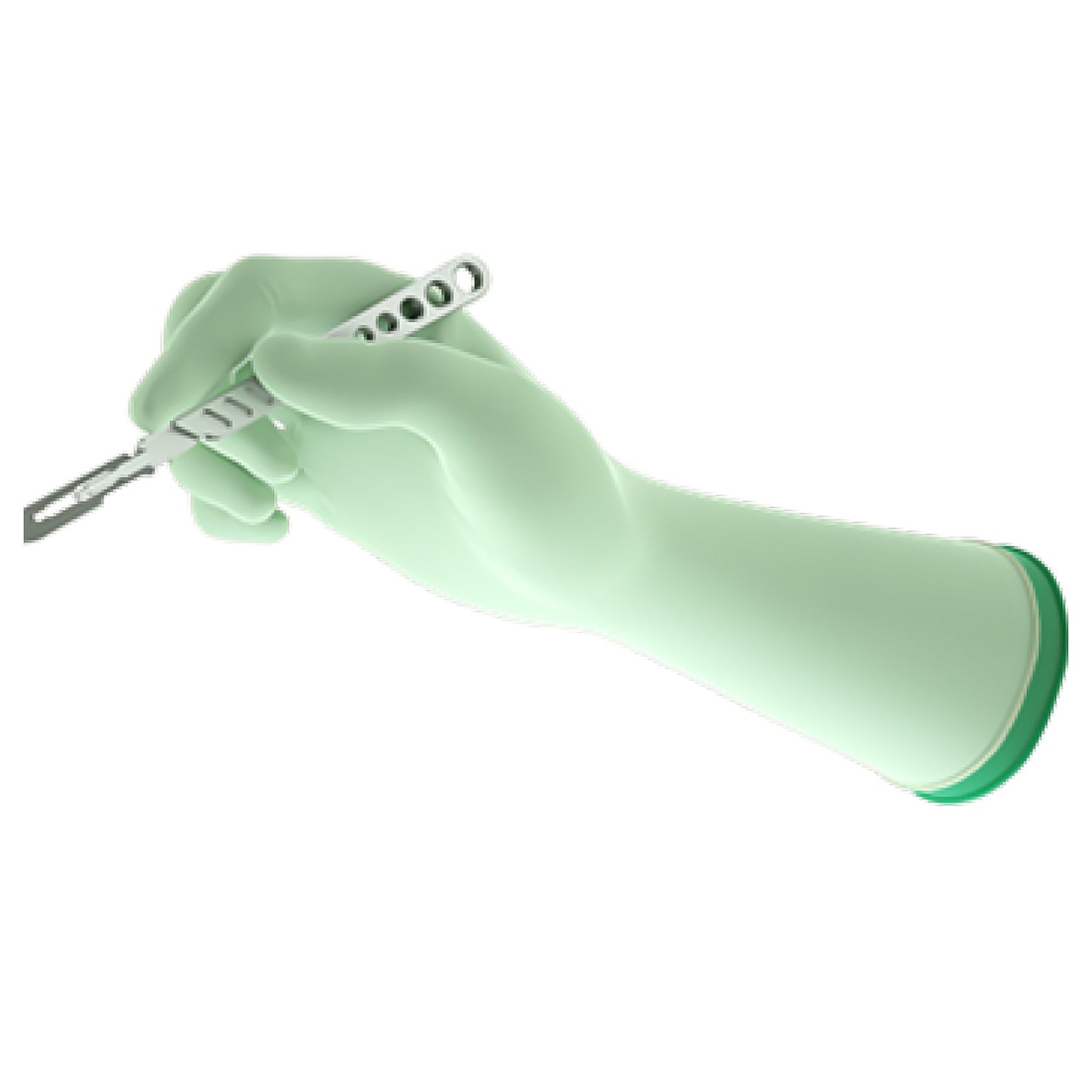 GAMMEX® Non-Latex PI Underglove Surgical Underglove Size 8 Sterile Polyisoprene Standard Cuff Length Micro-Textured Green Chemo Tested (693865_BX)
