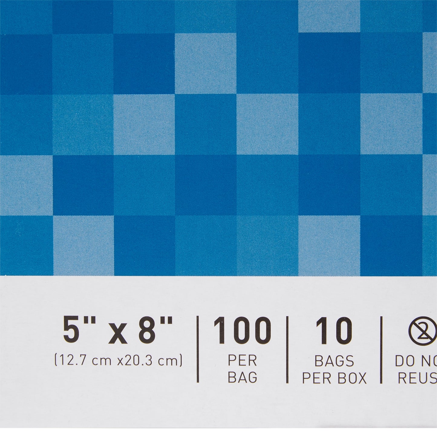 McKesson Reclosable Bag 5 X 8 Inch Polyethylene Clear Zipper Closure (1057373_CS)
