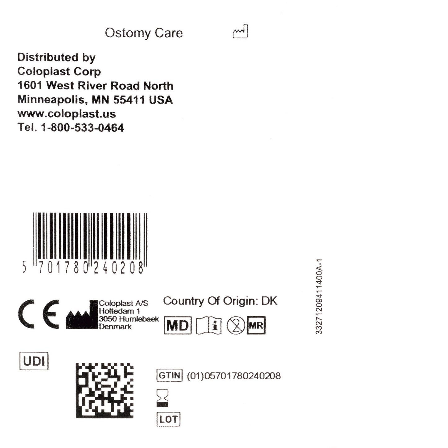 Brava® Ostomy Seal Convex, Starter Hole 1-9/16 Inch (40mm) (1194629_BX)