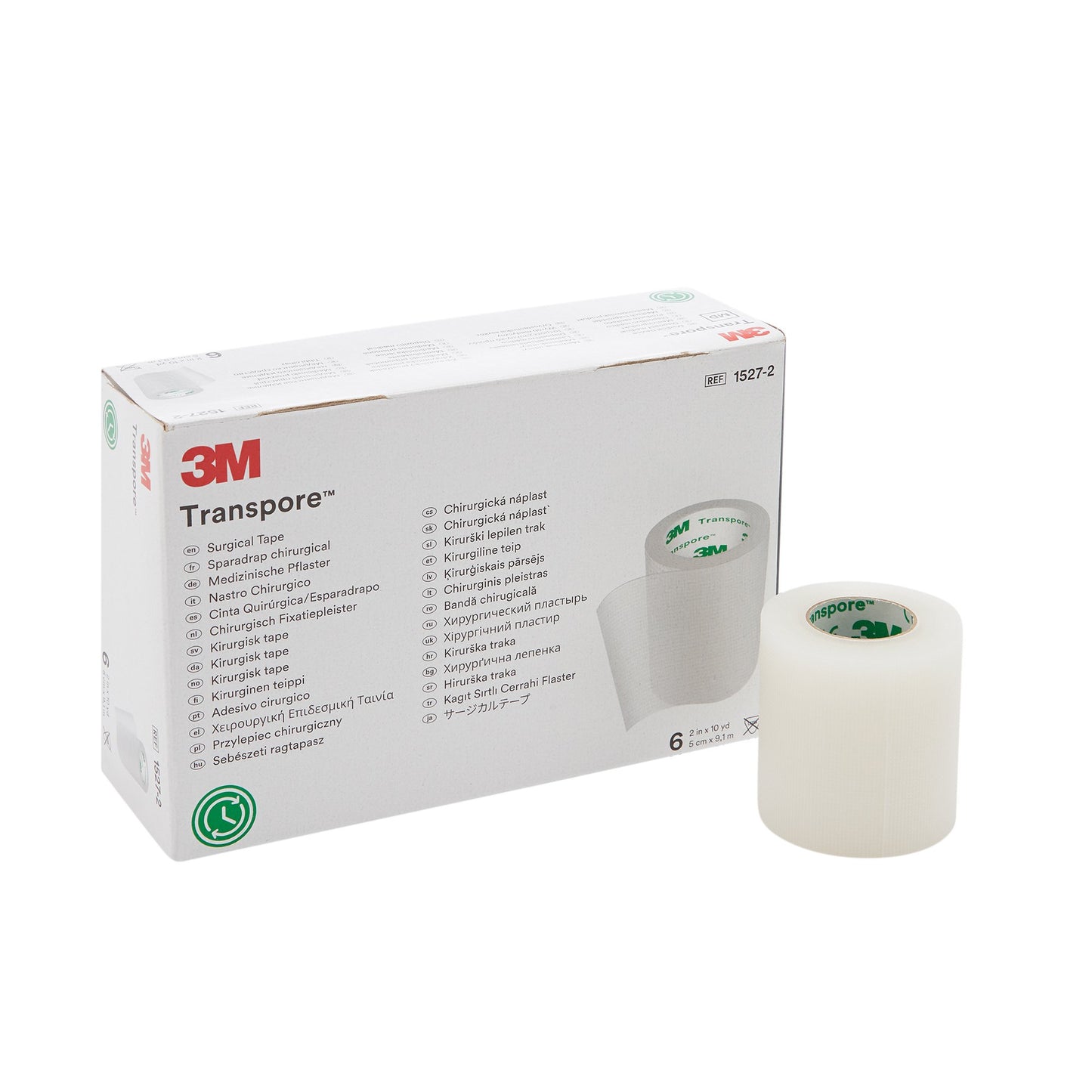 3M™ Transpore™ Medical Tape Transparent 2 Inch X 10 Yard Plastic NonSterile (5764_BX)