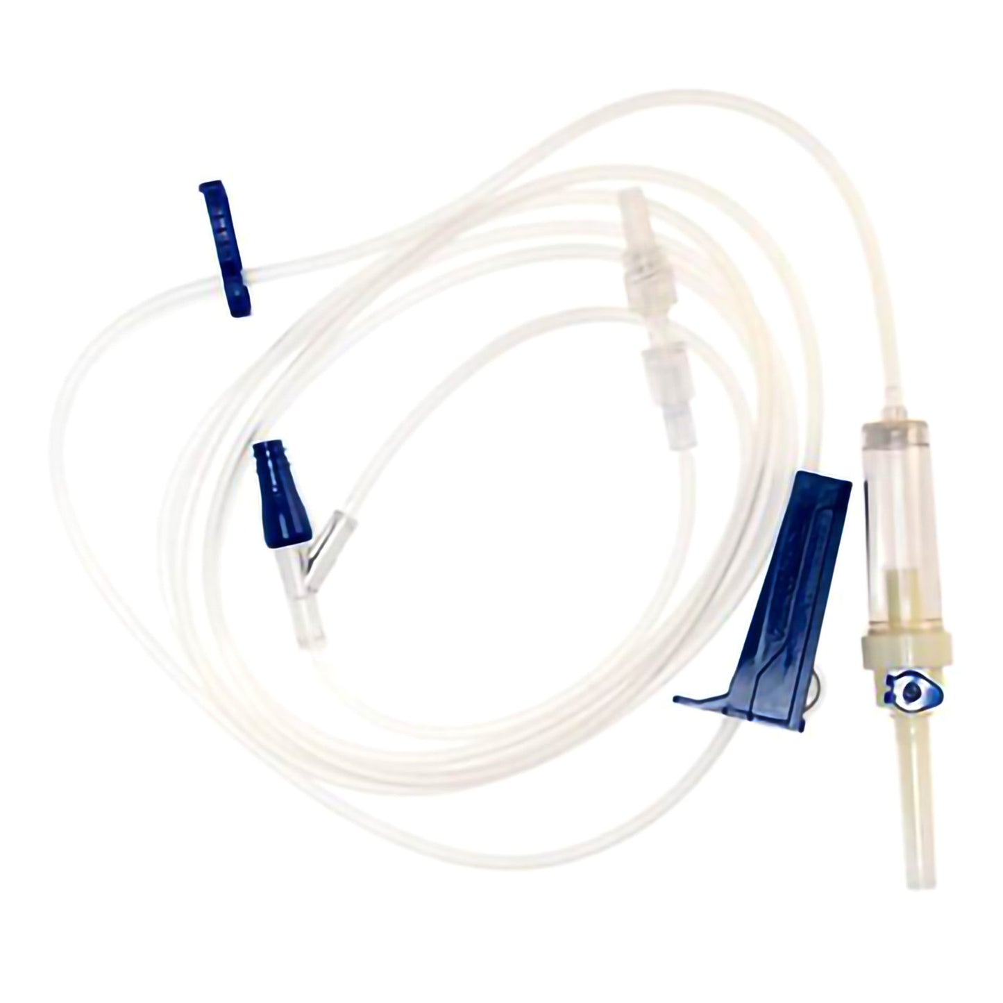 McKesson IV Pump Set Pump 1 Port 10 Drops / mL Drip Rate Without Filter 102 Inch Tubing Solution Without Flow Regulator (1174000_BX)