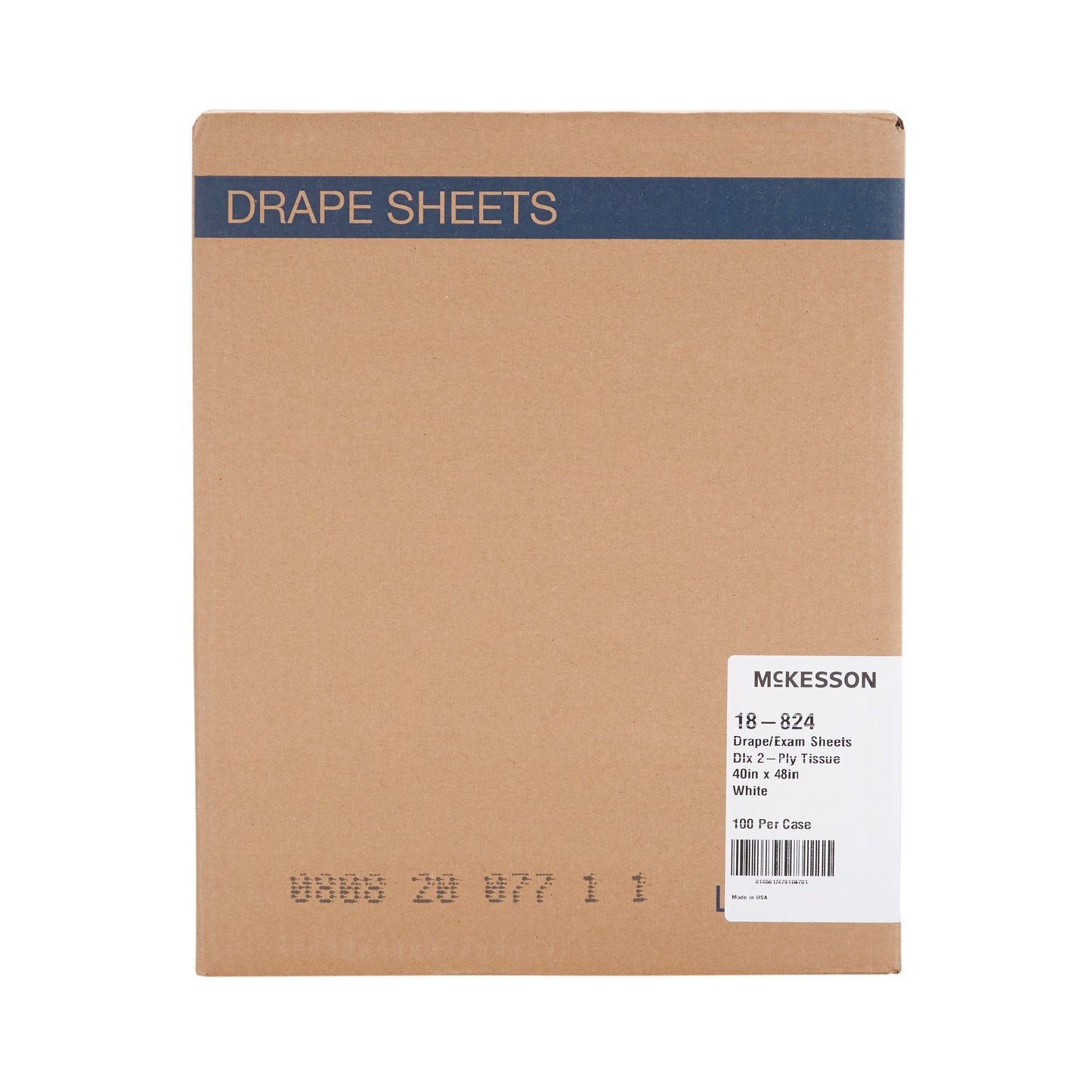 McKesson General Purpose Drape Physical Exam Drape 40 W X 48 L Inch NonSterile (40421_CS)