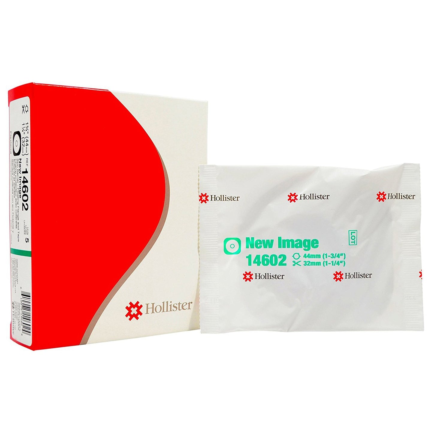 New Image™ Flextend™ Ostomy Barrier Trim to Fit, Extended Wear Adhesive Tape 44 mm Flange Green Code System Hydrocolloid Up to 1-1/4 Inch Opening (468293_EA)