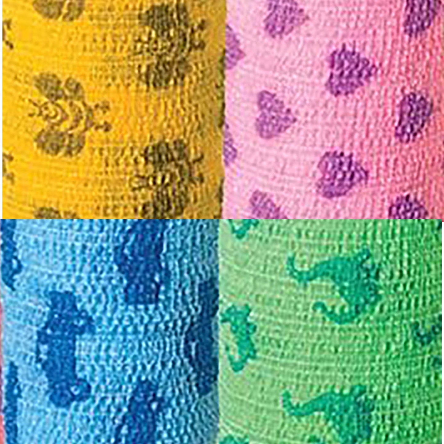 CoFlex® NL Cohesive Bandage 2 Inch X 5 Yard Self-Adherent Closure Kid Design (Assorted Print) NonSterile 12 lbs. Tensile Strength (500605_CS)