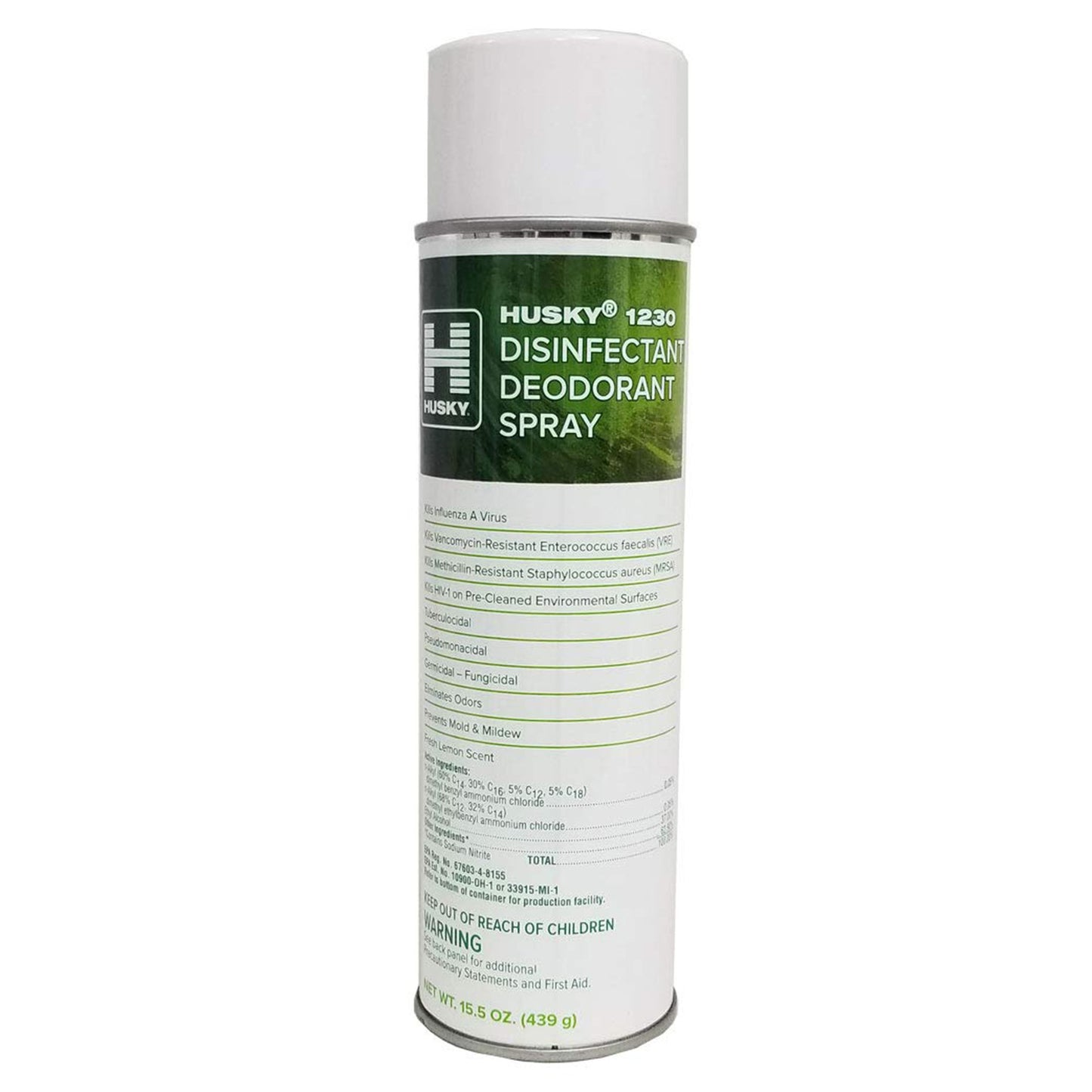 Husky® 1230 Surface Disinfectant Alcohol Based Aerosol Spray Liquid 15.5 oz. Can Lemon Scent NonSterile (851110_EA)