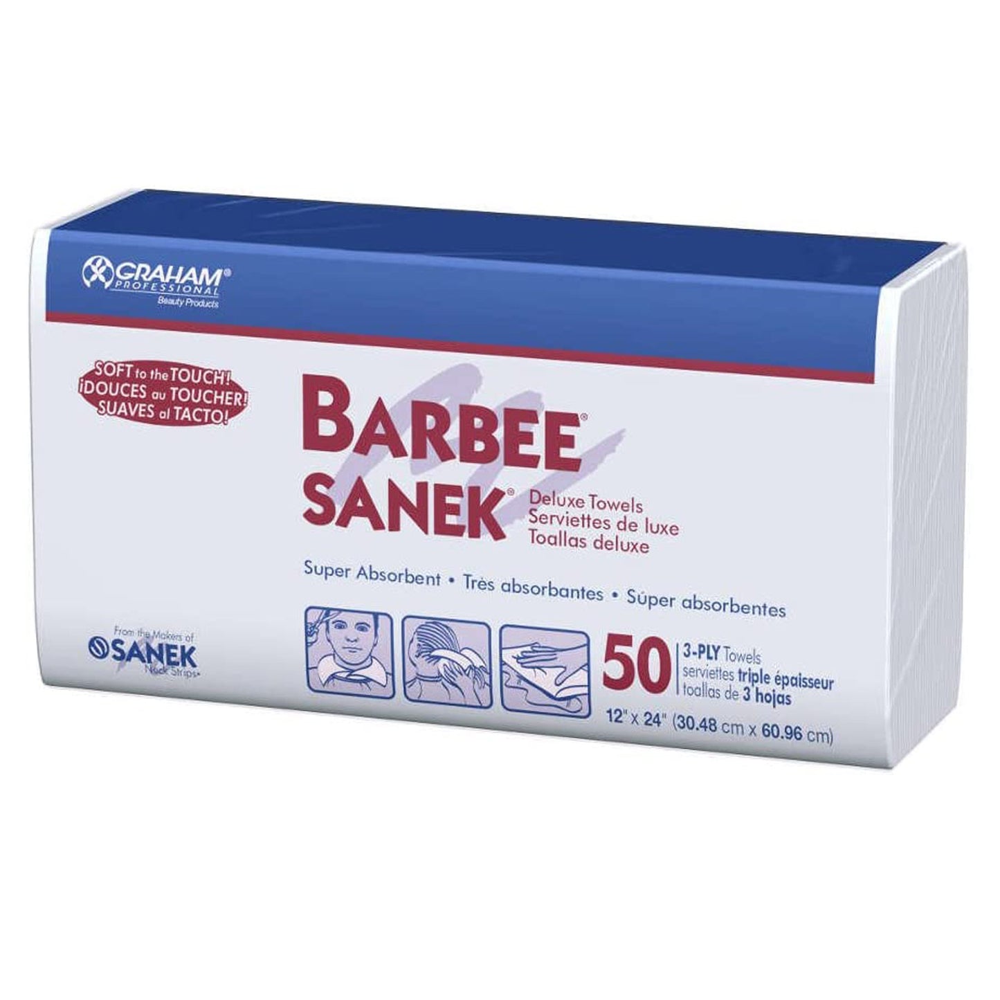 Barbee® Procedure Towel 12 W X 24 L Inch White NonSterile (634002_CS)