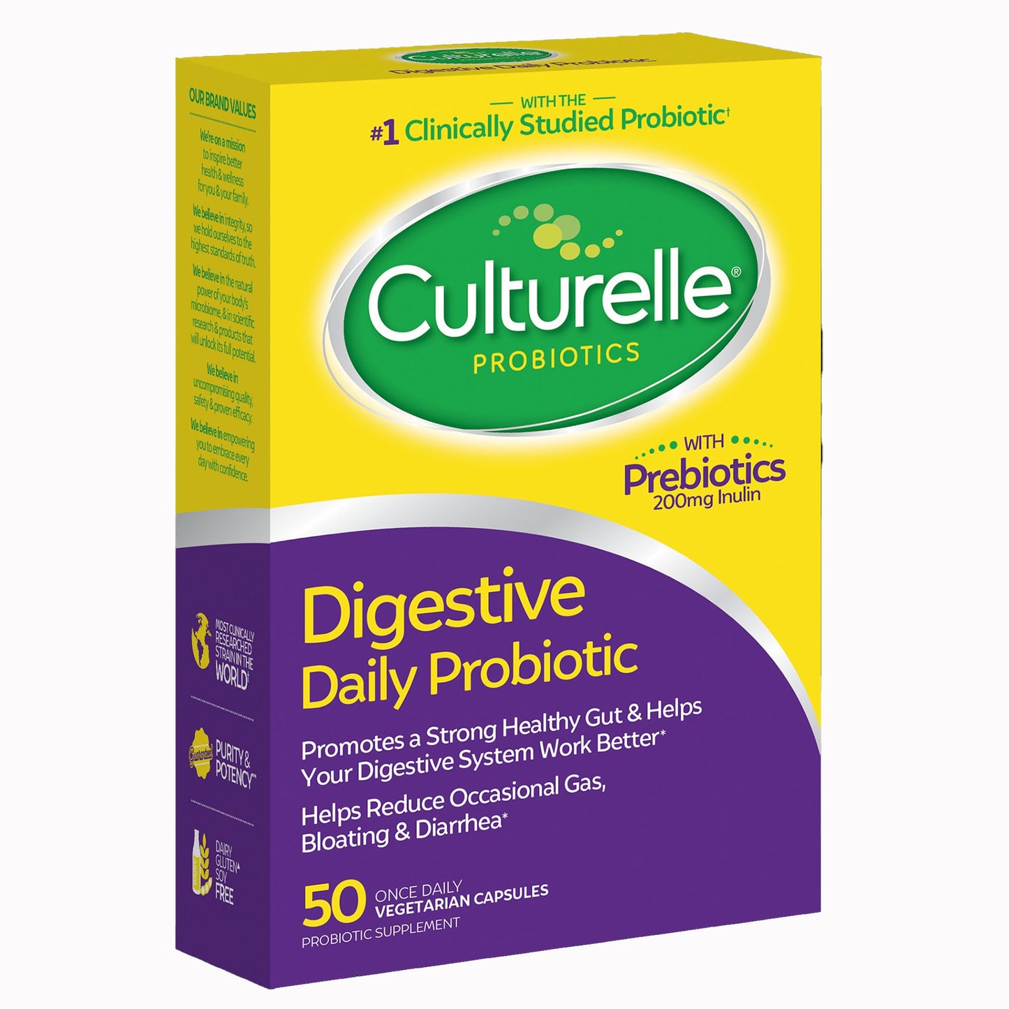 Culturelle® Probiotic Dietary Supplement 50 per Box Capsule (1268949_BX)