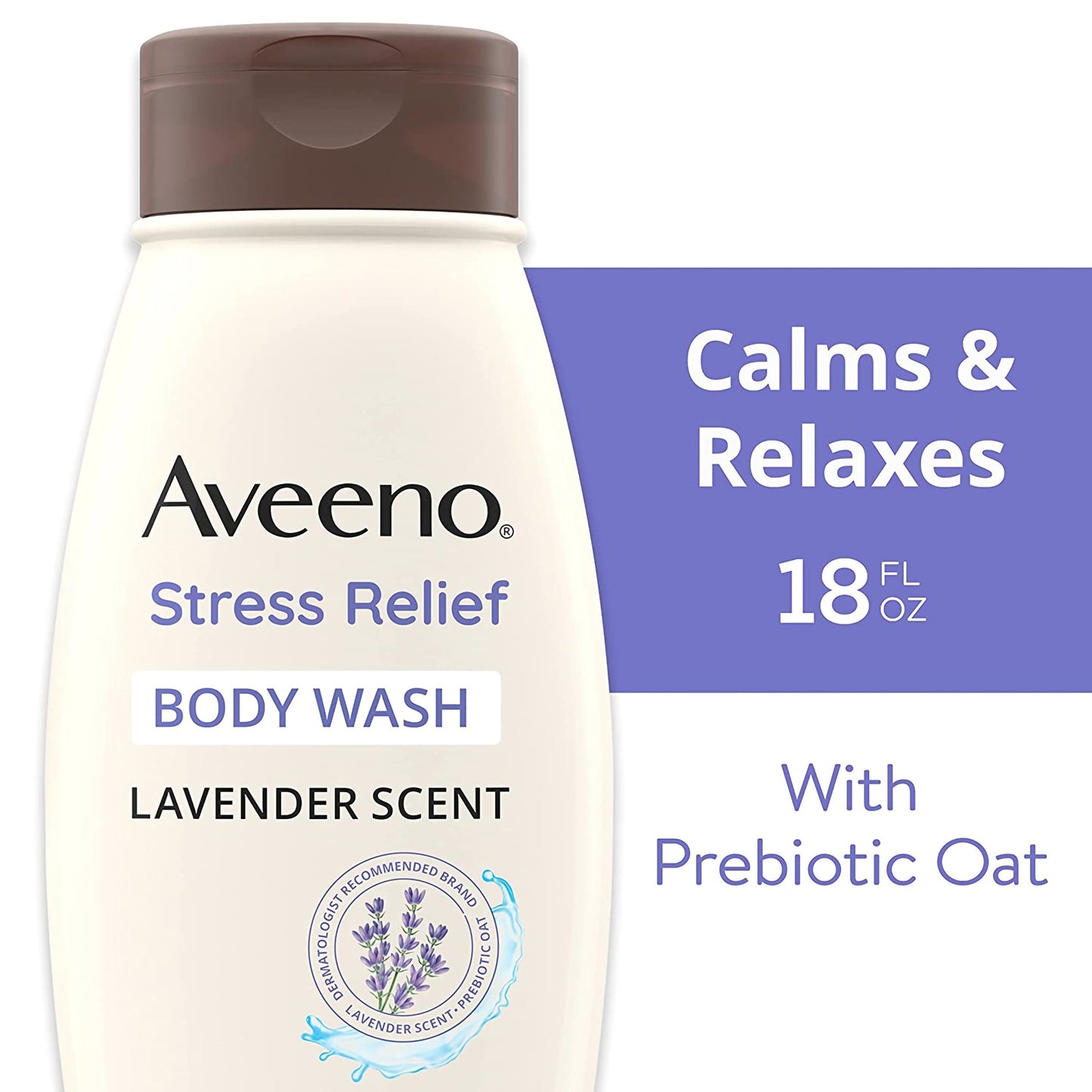Aveeno® Stress Free Body Wash Liquid 18 oz. Bottle Lavender Scent (1228827_EA)