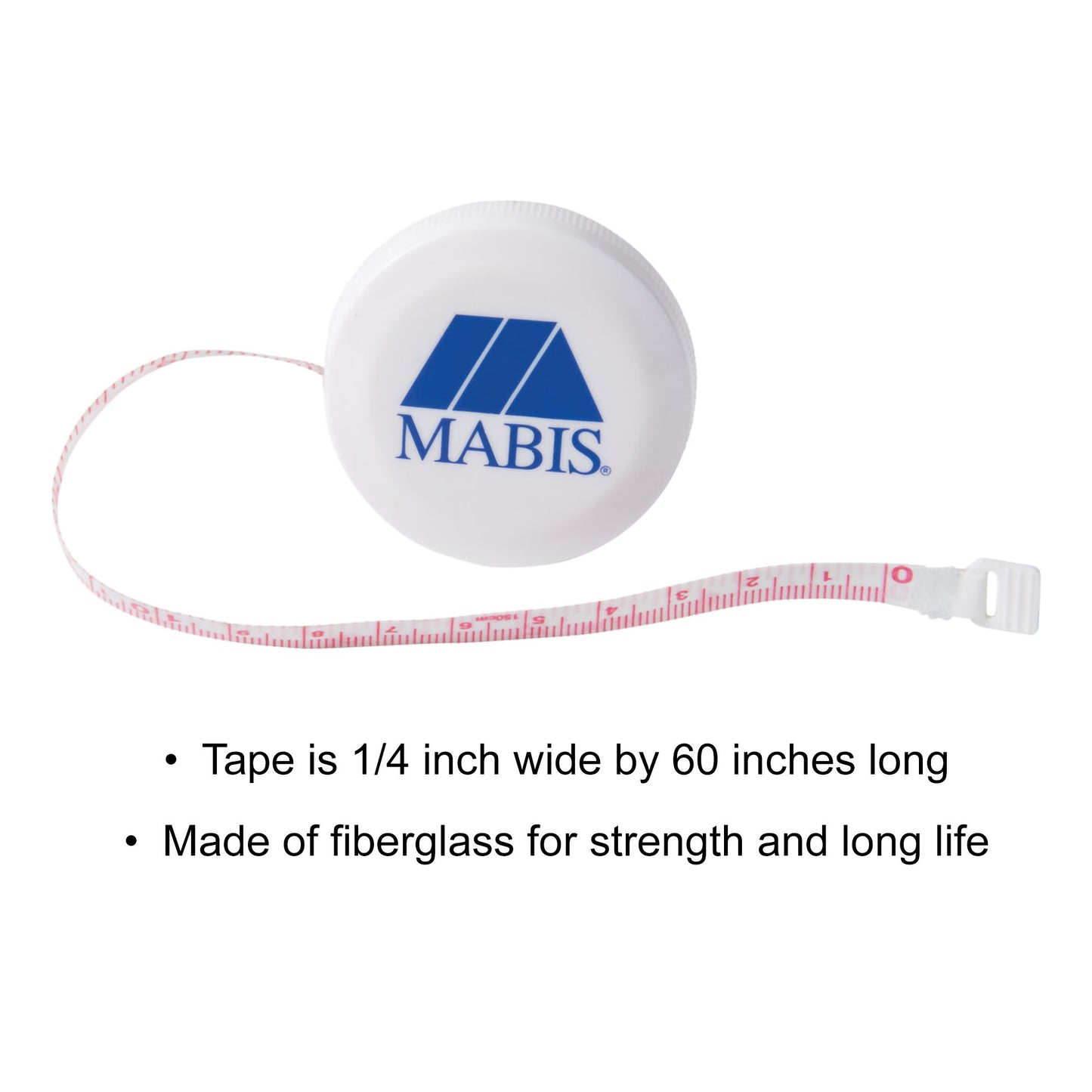 Mabis® Measurement Tape 1/4 X 60 Inch Reusable Inches / Centimeters (779264_EA)