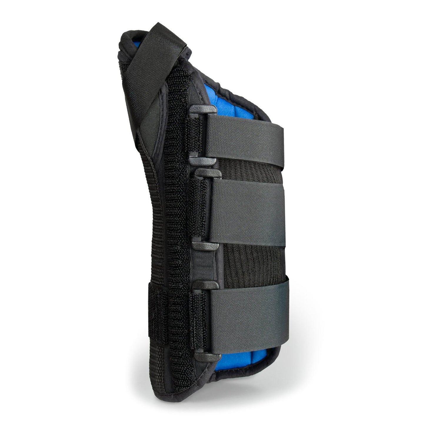 McKesson Wrist Brace with Abducted Thumb Aluminum / Foam / Spandex / Plastic Right Hand Black Medium (1159140_EA)