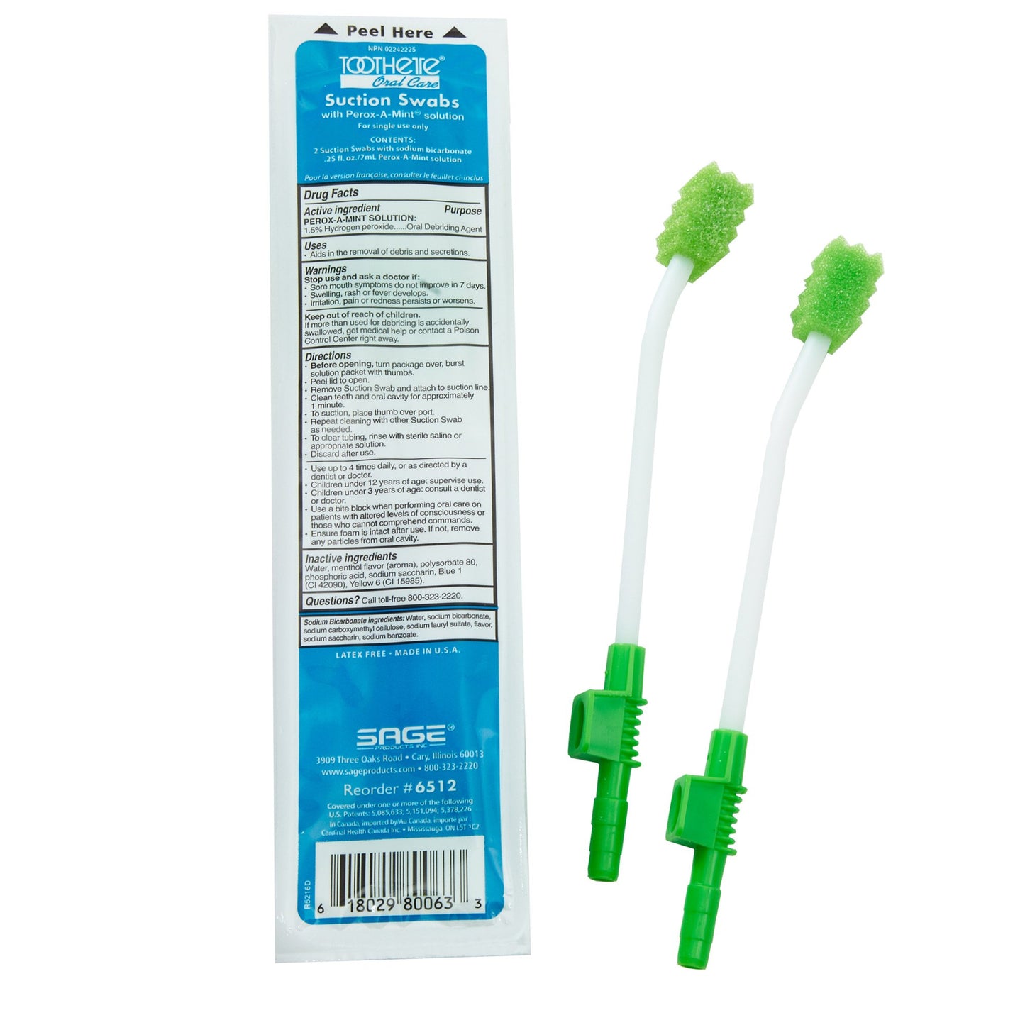 Toothette® Suction Swab Kit NonSterile (837484_CS)