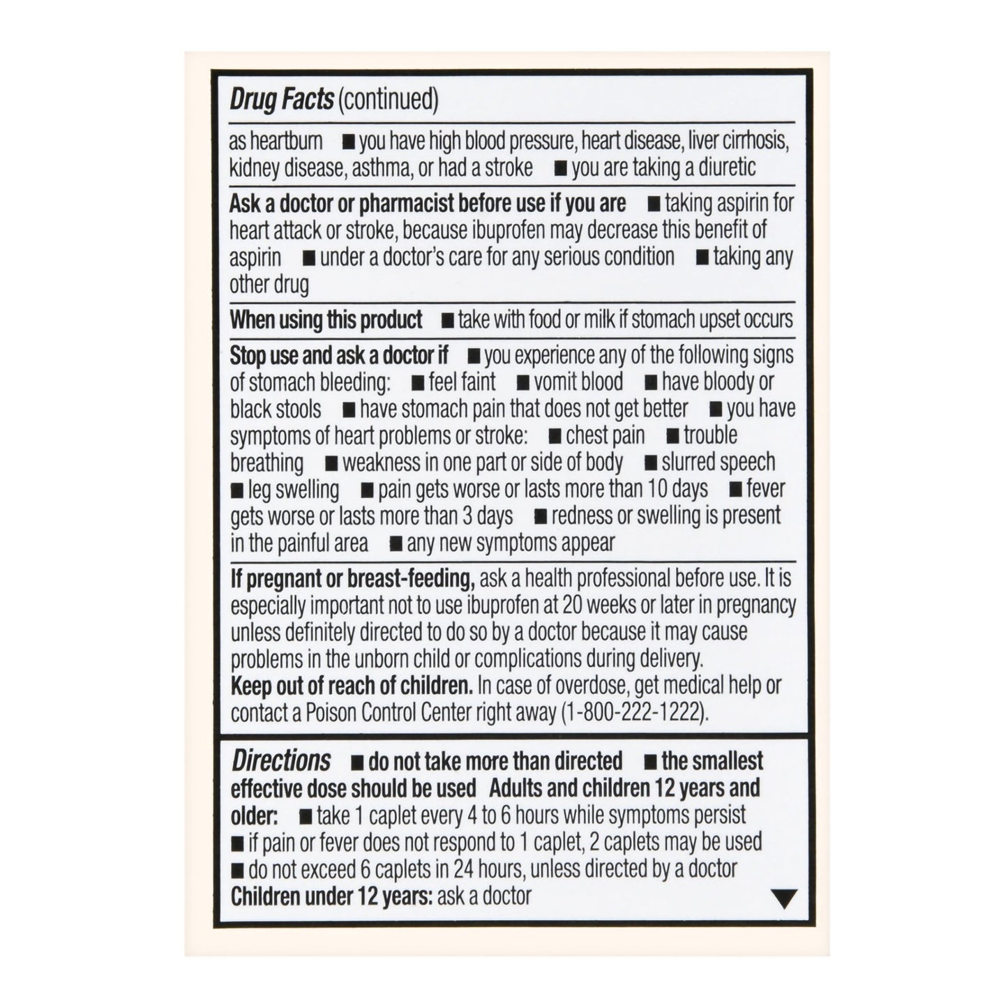 Foster & Thrive™ Pain Relief 200 mg Strength Ibuprofen Caplet 50 per Bottle (1238994_BT)