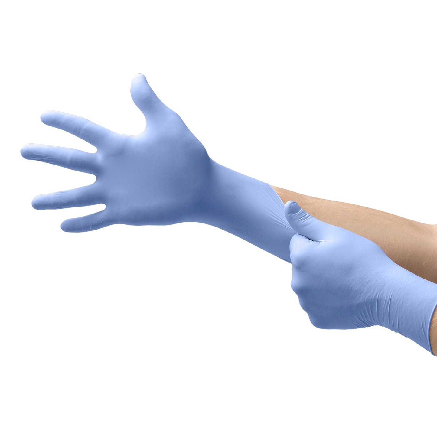 FreeForm® SE Exam Glove Medium NonSterile Nitrile Standard Cuff Length Textured Fingertips Blue Not Rated (459645_BX)