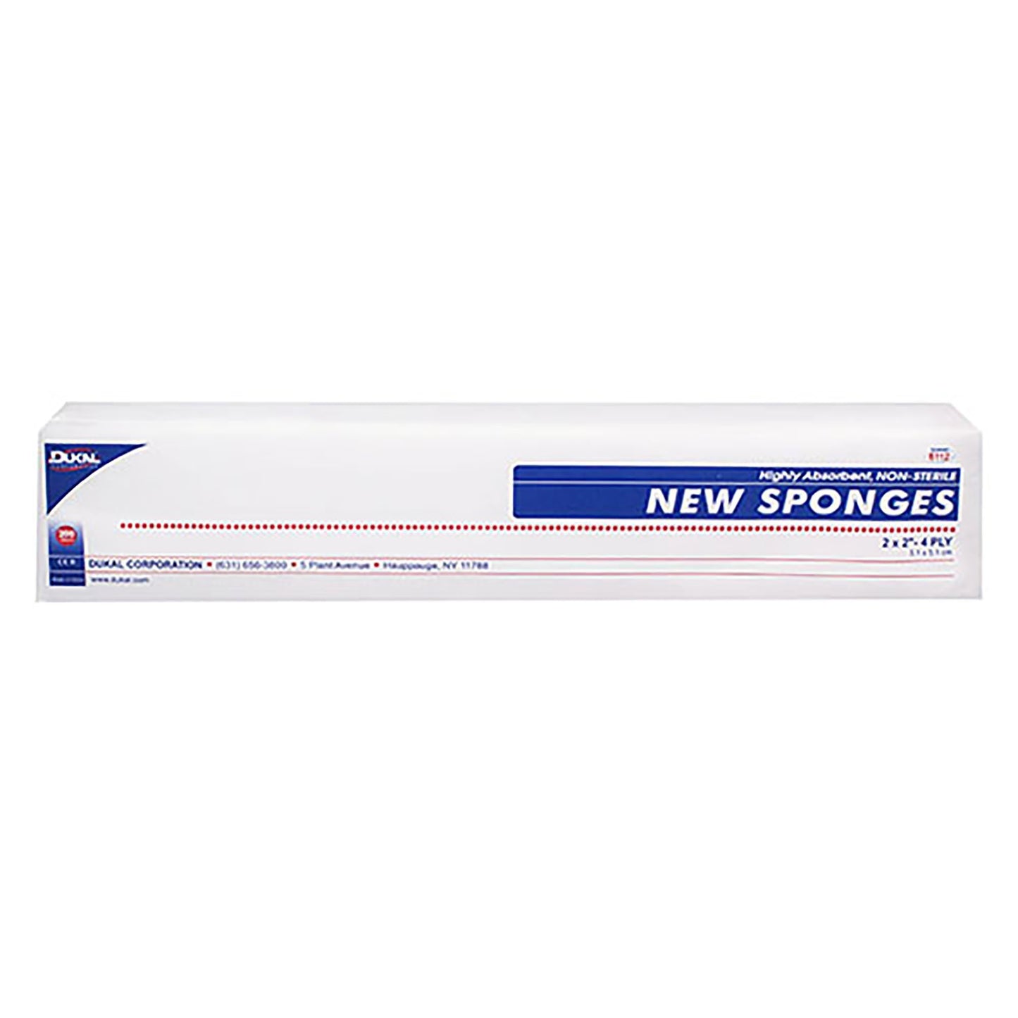 Dukal™ Nonwoven Sponge 2 X 2 Inch 4-Ply NonSterile 200 per Pack (718125_CS)