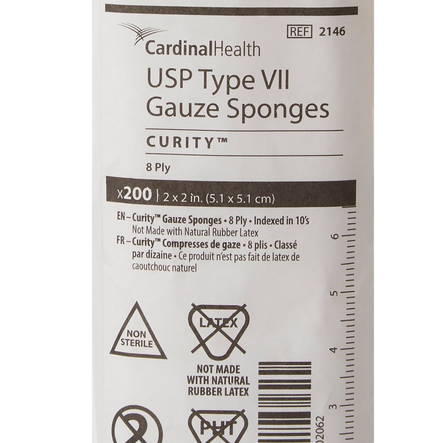 Curity™ Gauze Sponge 2 X 2 Inch 8-Ply NonSterile 200 per Pack (9975_BG)