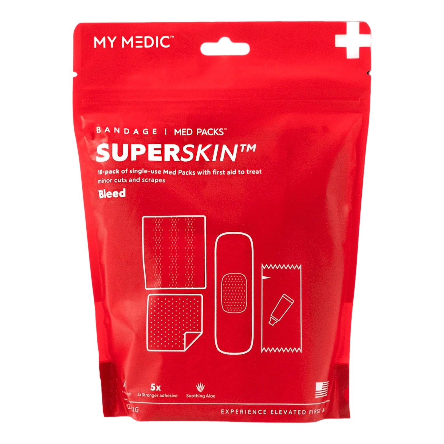 My Medic™ MED PACKS SuperSkin First Aid Kit Plastic Pouch (1207738_EA)