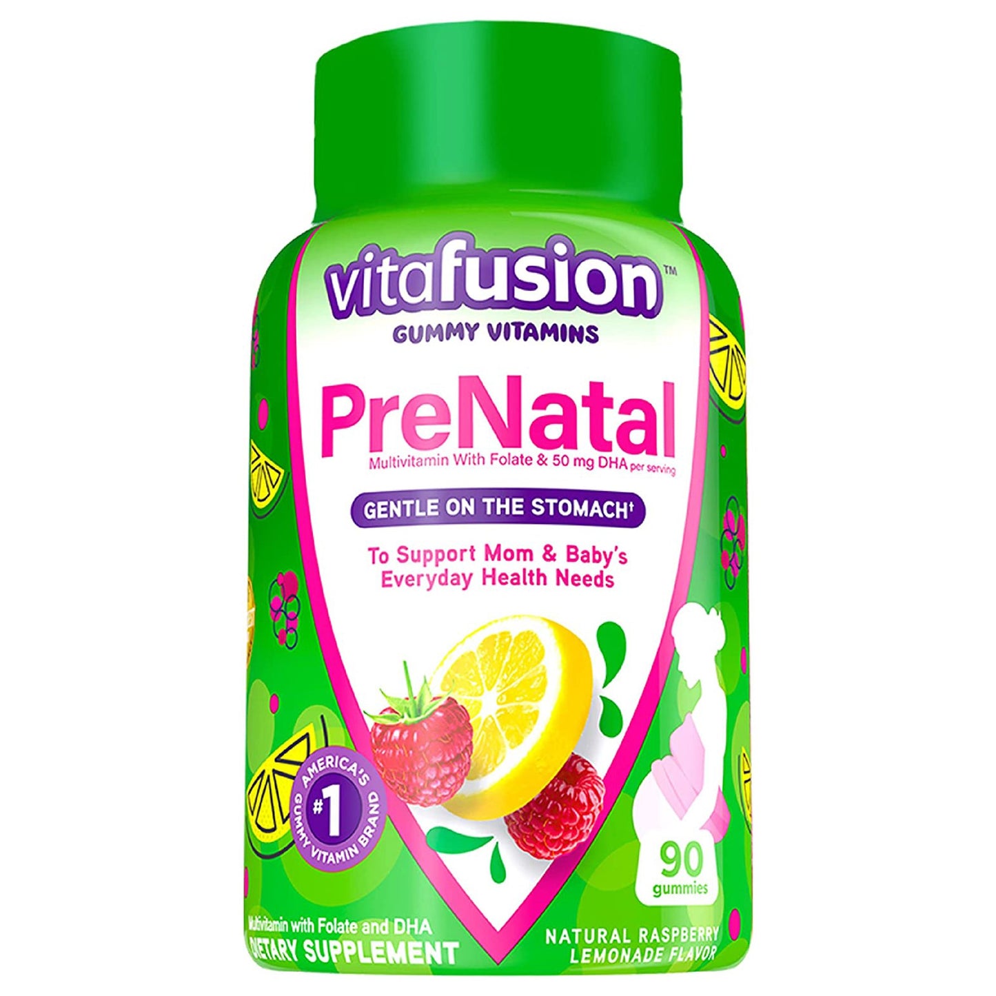 Church and Dwight Prenatal Vitamin Supplement Gummy 90 per Bottle Assorted Fruit Flavor (1125217_BT)
