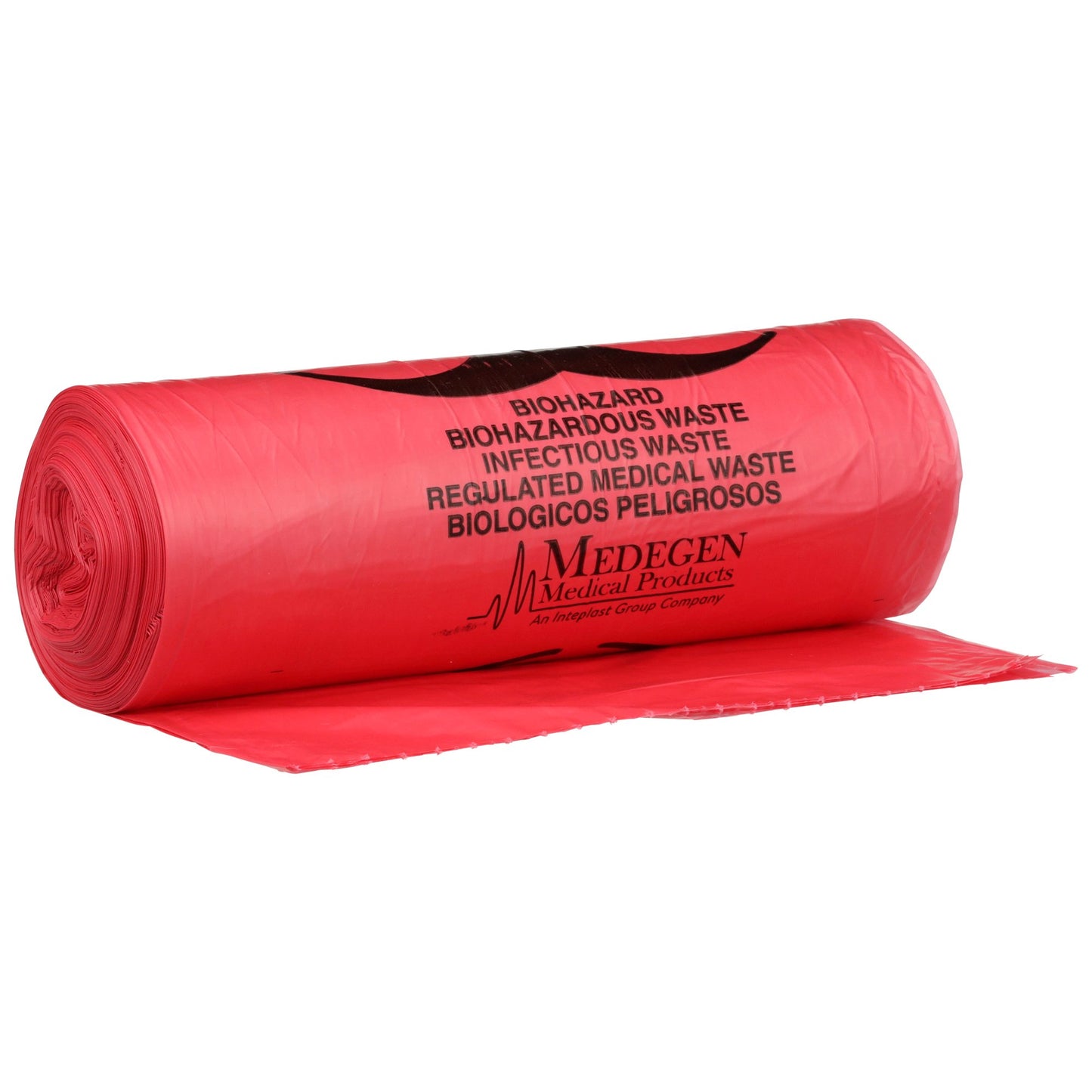 McKesson Biohazard Waste Bag Biohazard Symbol / Infectious Waste 30 to 33 gal. Red 33 X 40 Inch (186722_CS)