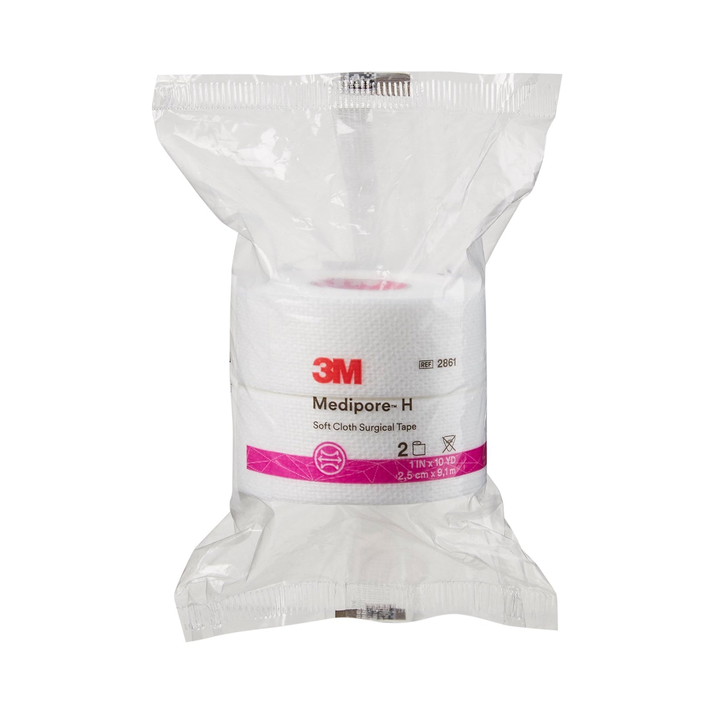 3M™ Medipore™ H Perforated Medical Tape White 1 Inch X 10 Yard Soft Cloth NonSterile (443997_CS)