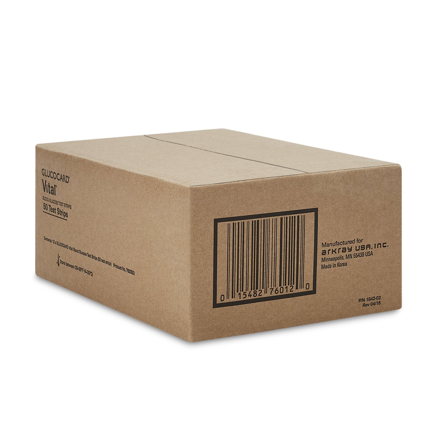 Glucocard® Vital™ Blood Glucose Test Strips 50 Strips per Pack (893032_BX)