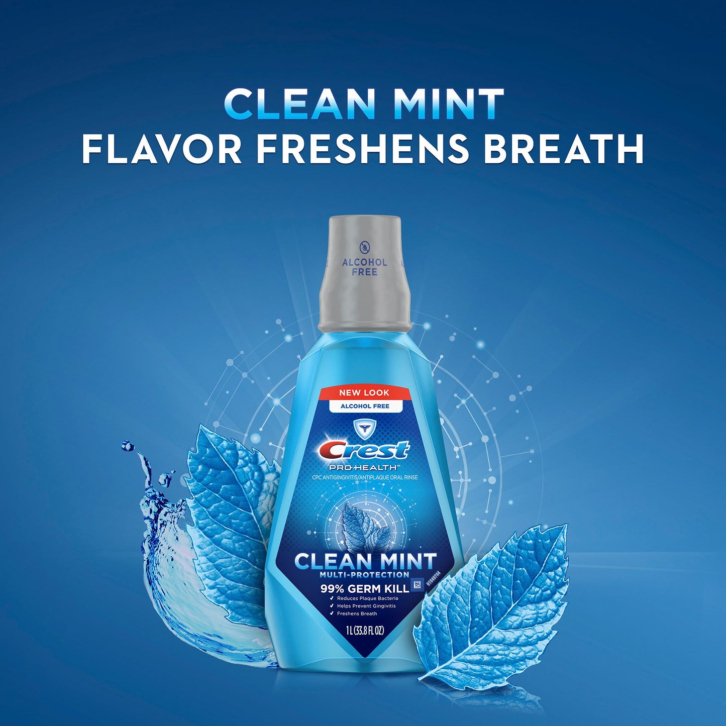 Crest® PRO-HEALTH® Mouthwash 36 mL Clean Mint Flavor (824214_EA)