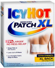 Icy Hot® Topical Pain Relief 5% Strength Menthol Patch 3 per Box (747465_BX)