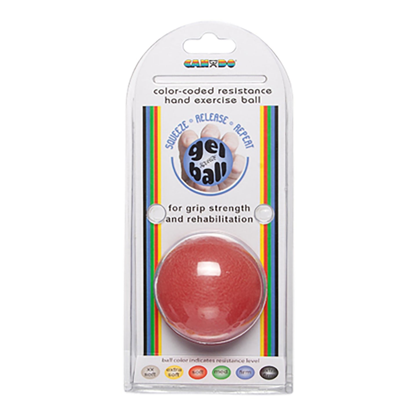 CanDo® Squeeze Ball Red Standard Size Light Resistance (766145_EA)